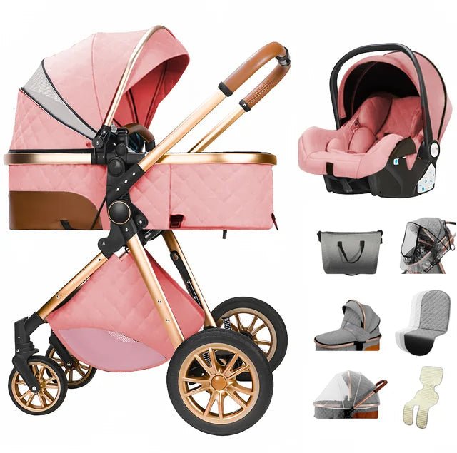 3 in 1 baby stroller - TinyMums