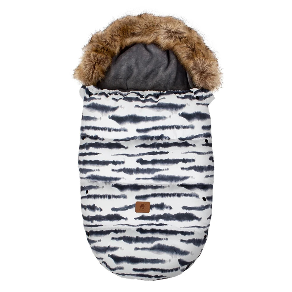 STROLLER FOOTMUFF WITH FUR | FURCOCOON™