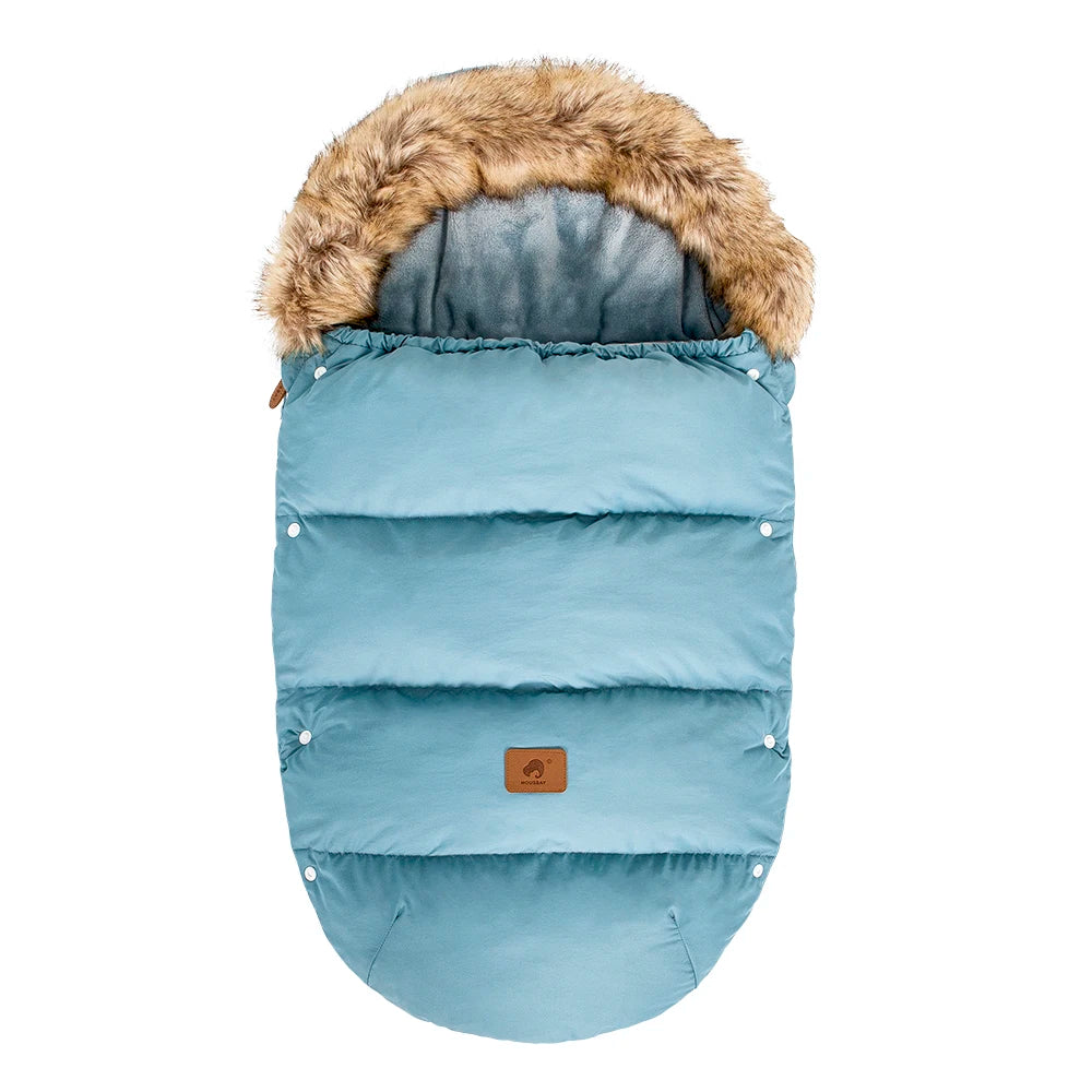 STROLLER FOOTMUFF WITH FUR | FURCOCOON™