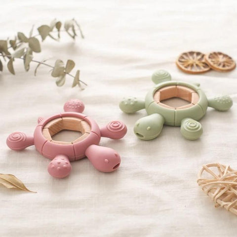 WOODEN TEETHING RING | CUTTIETURTLE™