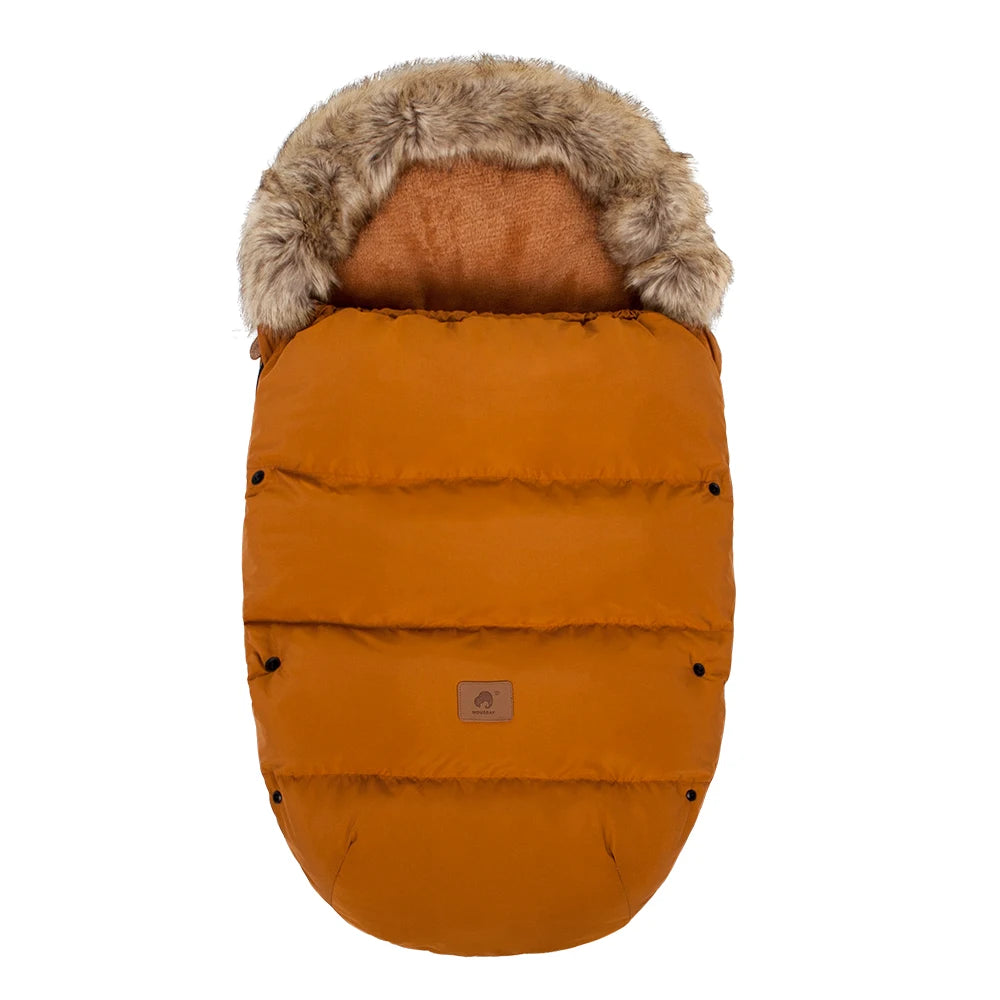 STROLLER FOOTMUFF WITH FUR | FURCOCOON™