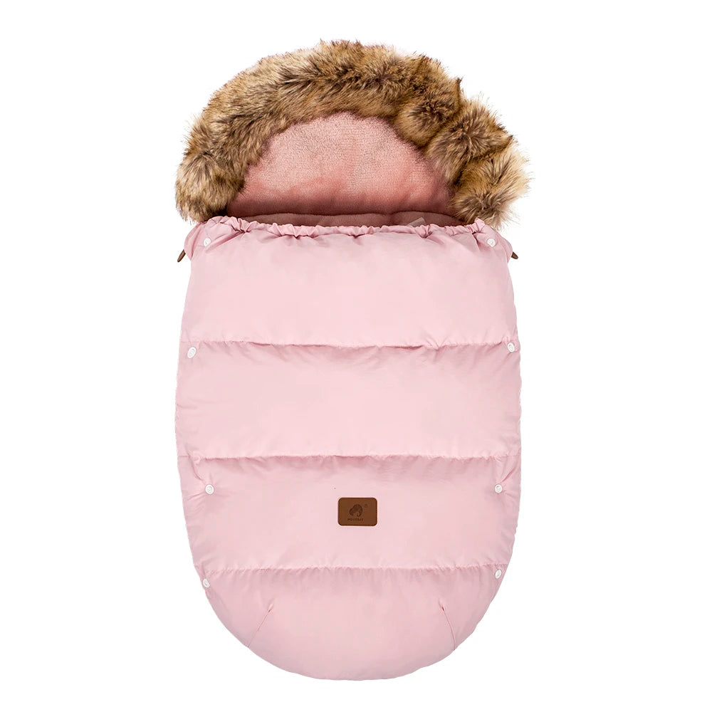 STROLLER FOOTMUFF WITH FUR | FURCOCOON™
