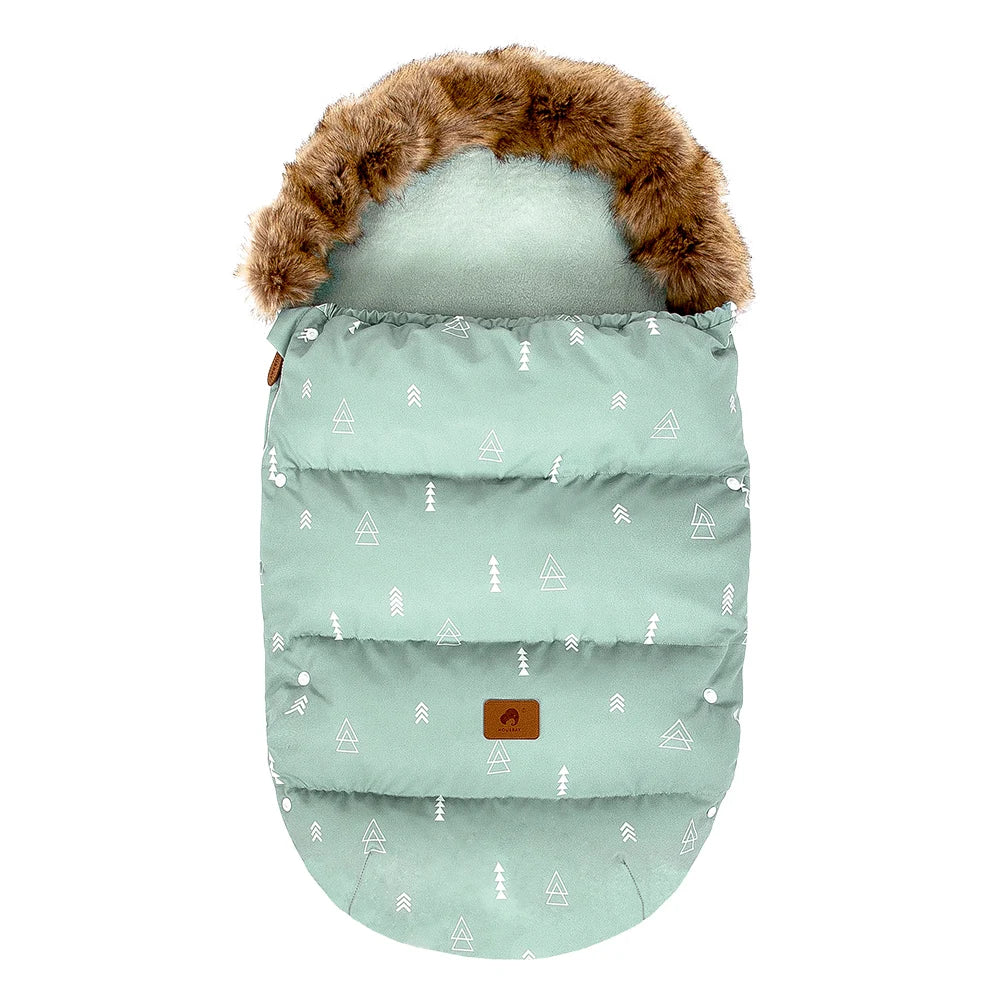STROLLER FOOTMUFF WITH FUR | FURCOCOON™