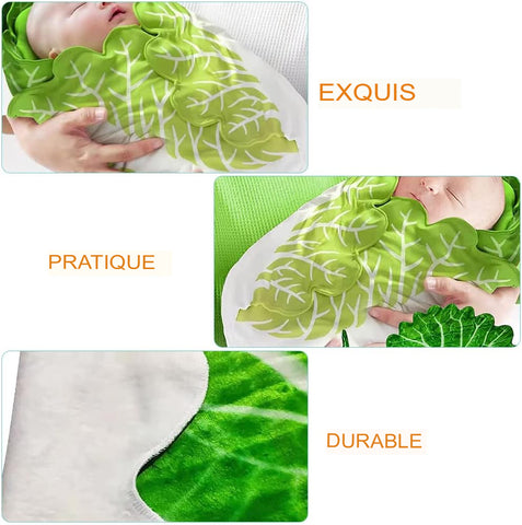 COUVERTURE POUR BÉBÉ À MOTIF CHOU | SOFTCOCOON™