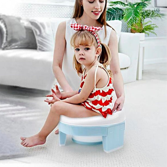 TRAVEL FOLDING POT WITH TOILET REDUCER | KIDDYPOT™