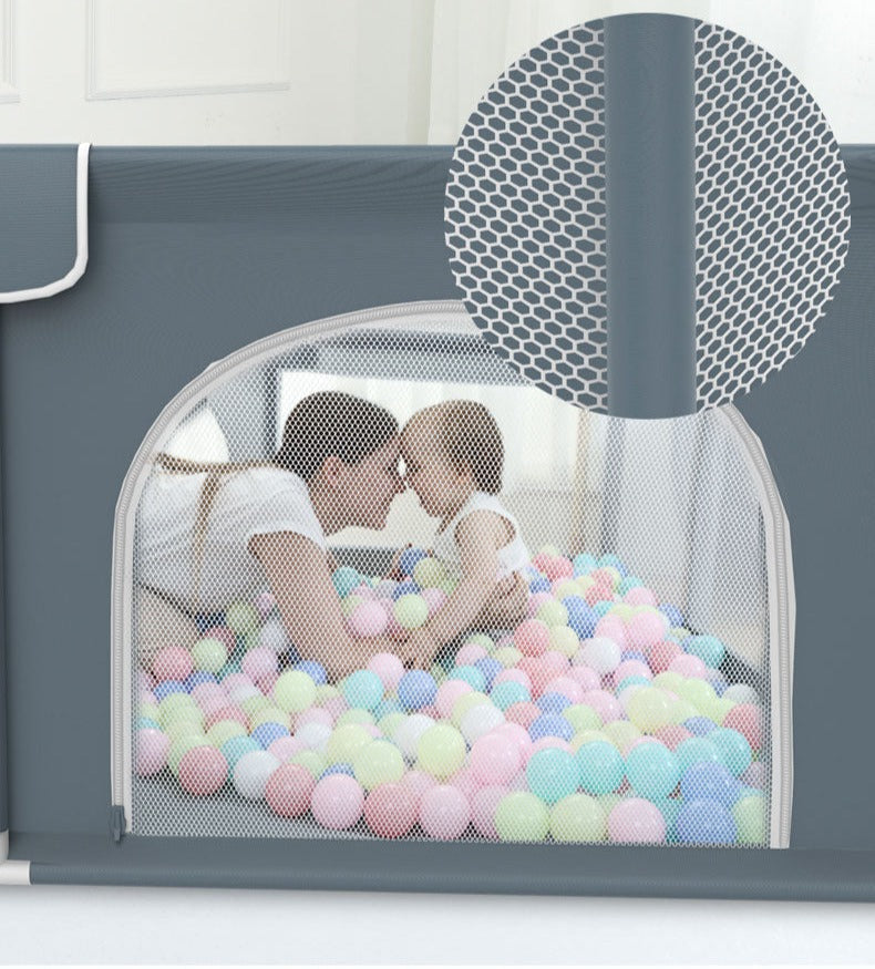 FOLDABLE BABY PLAYPEN WITH REMOVABLE MAT