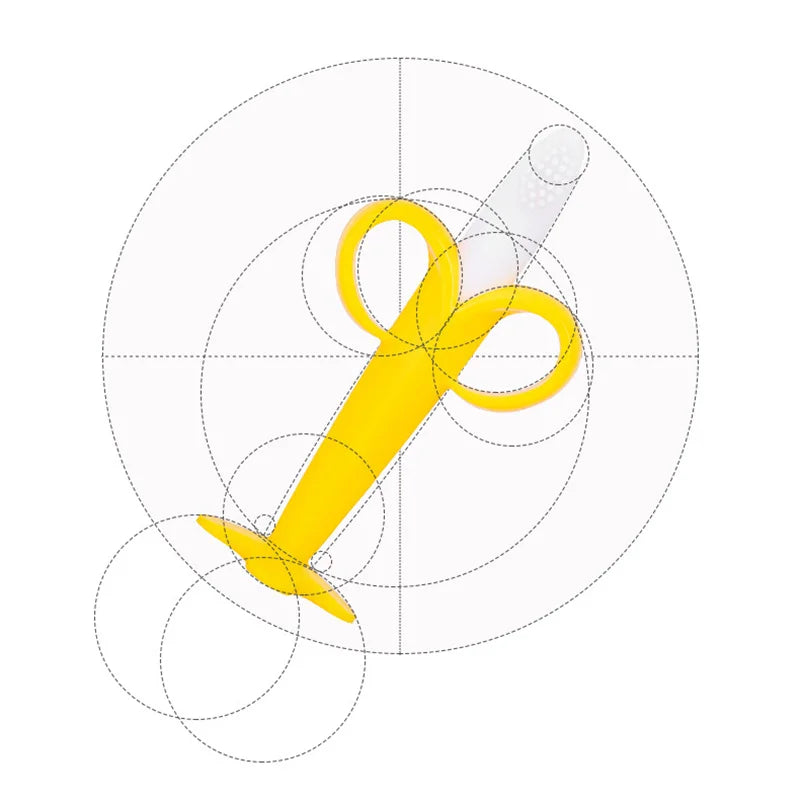 BANANA SHAPED TEETHING RING