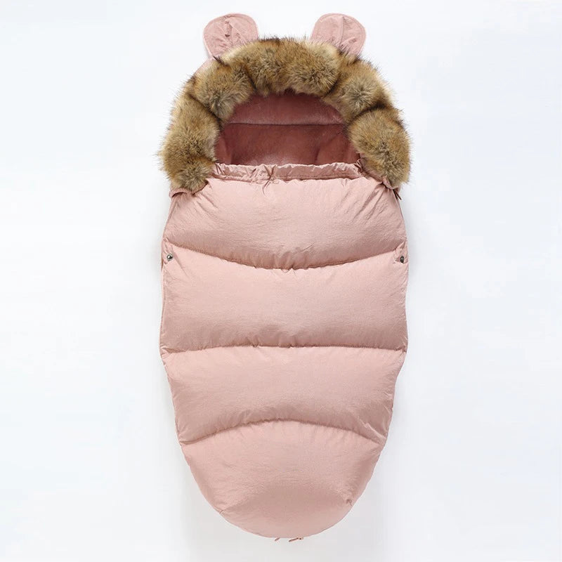 STROLLER FOOTMUFF WITH FUR | FURCOCOON™
