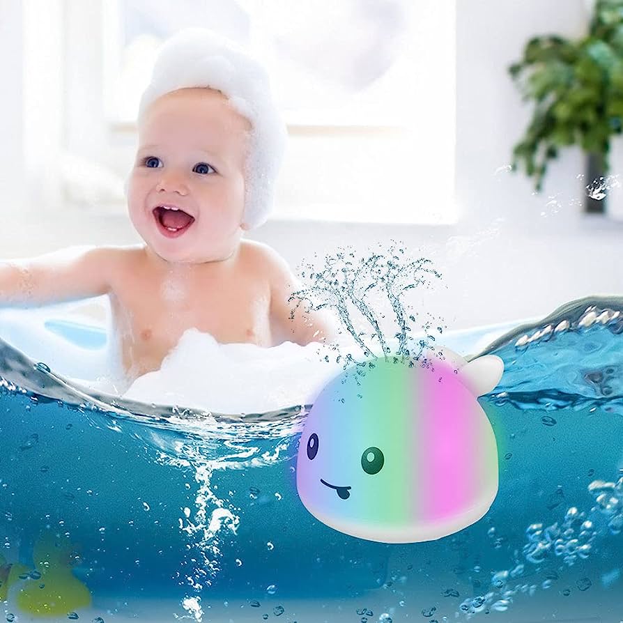 MULTICOLORED WHALE BATH TOY | WHALEJET™