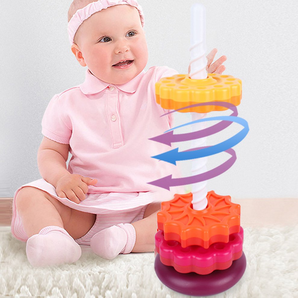 SPINNING WHEEL STACKING TOY