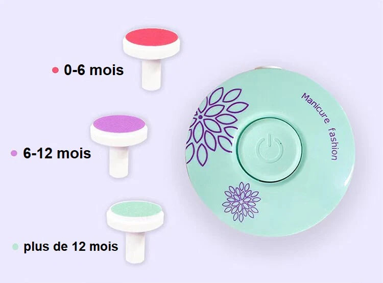 Lime à ongles électrique pour bébé