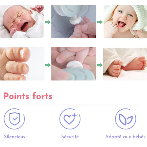 Lime à ongles électrique pour bébé