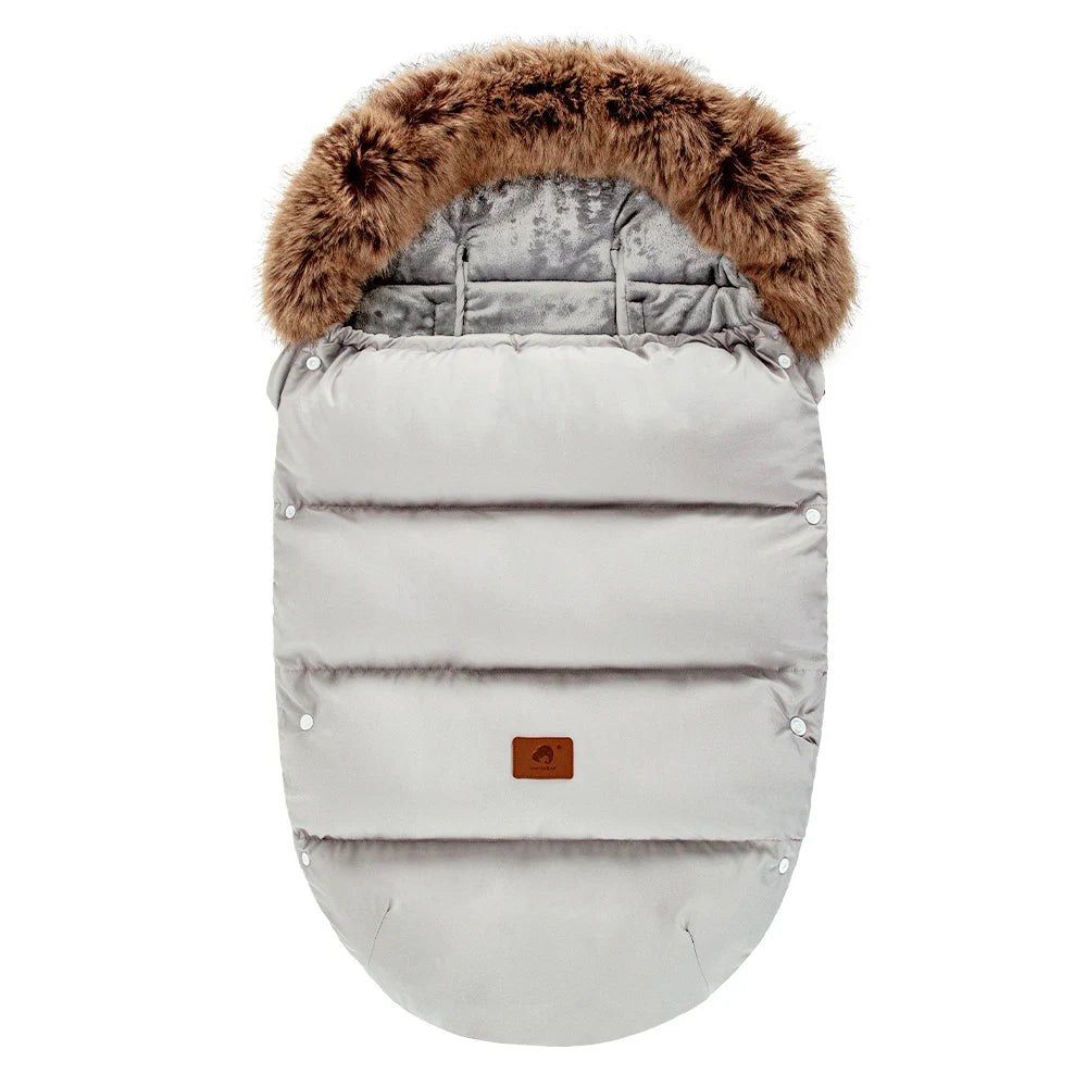 STROLLER FOOTMUFF WITH FUR | FURCOCOON™