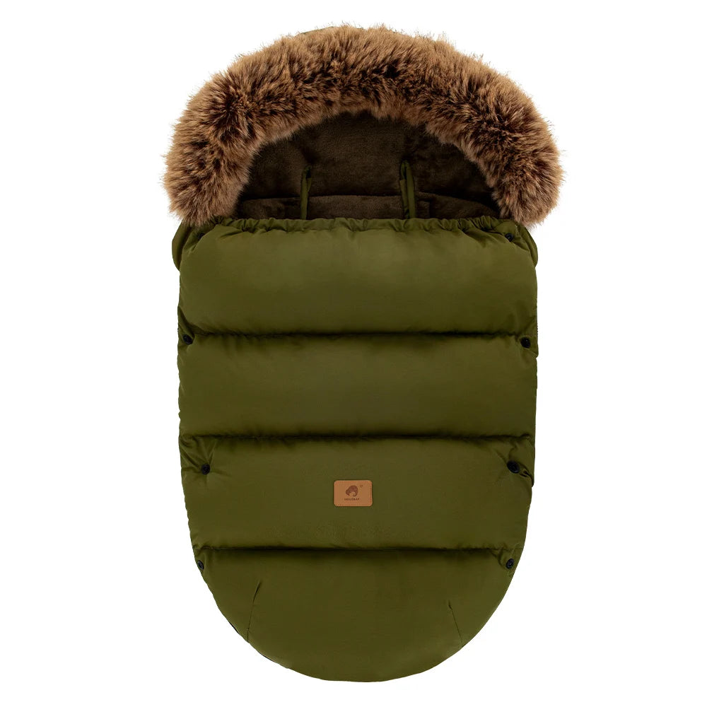 STROLLER FOOTMUFF WITH FUR | FURCOCOON™