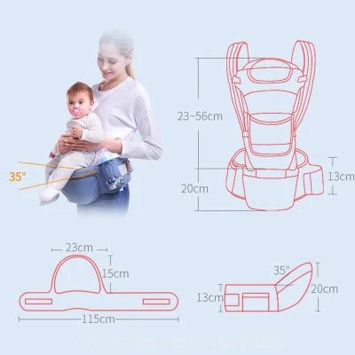 MULTIFONCTIONAL ERGONOMIC BABY CARRIER | TRAVELBABY™