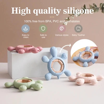 WOODEN TEETHING RING | CUTTIETURTLE™