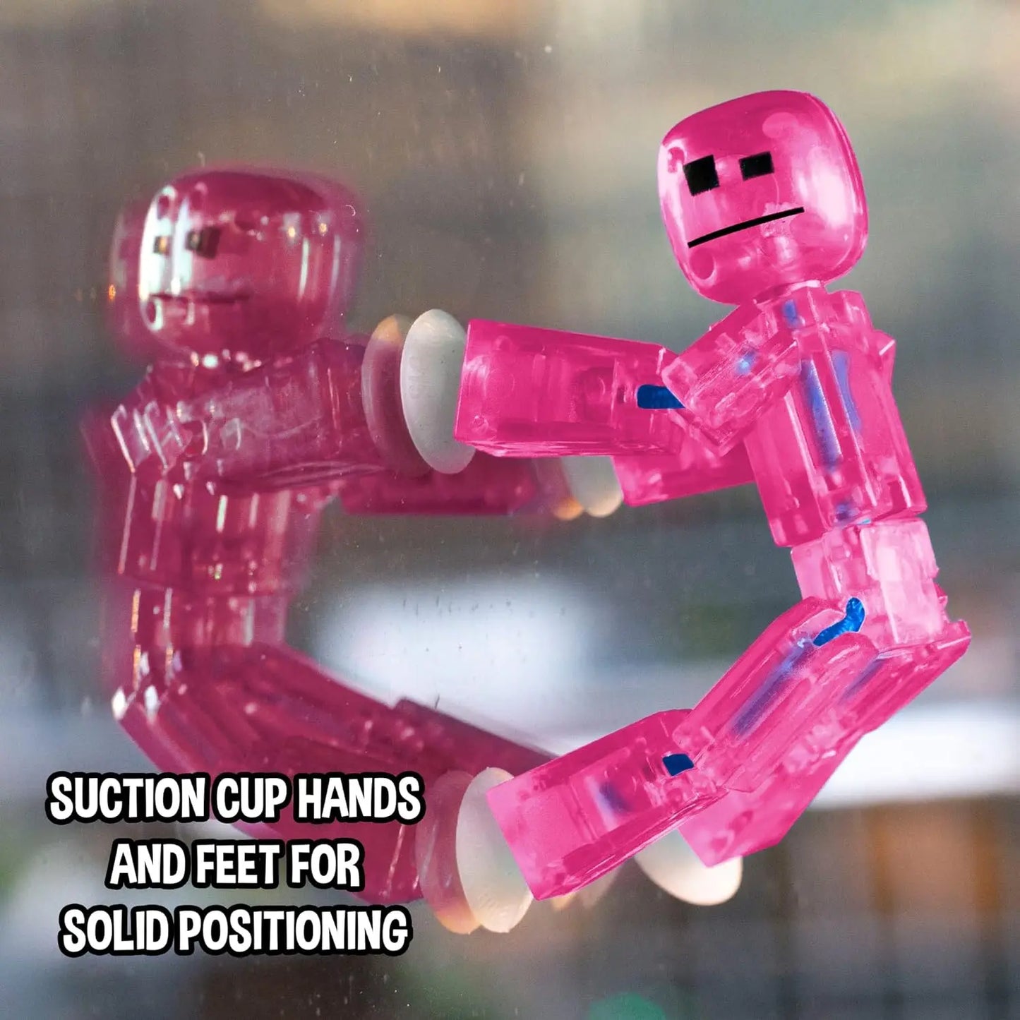 TELESCOPIC TOY WITH SUCTION CUP