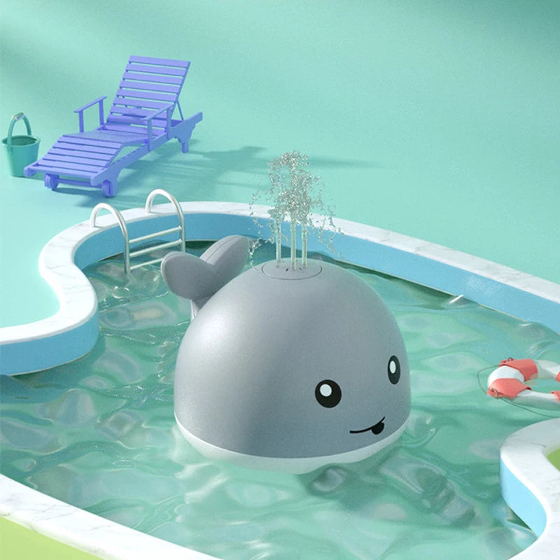 MULTICOLORED WHALE BATH TOY