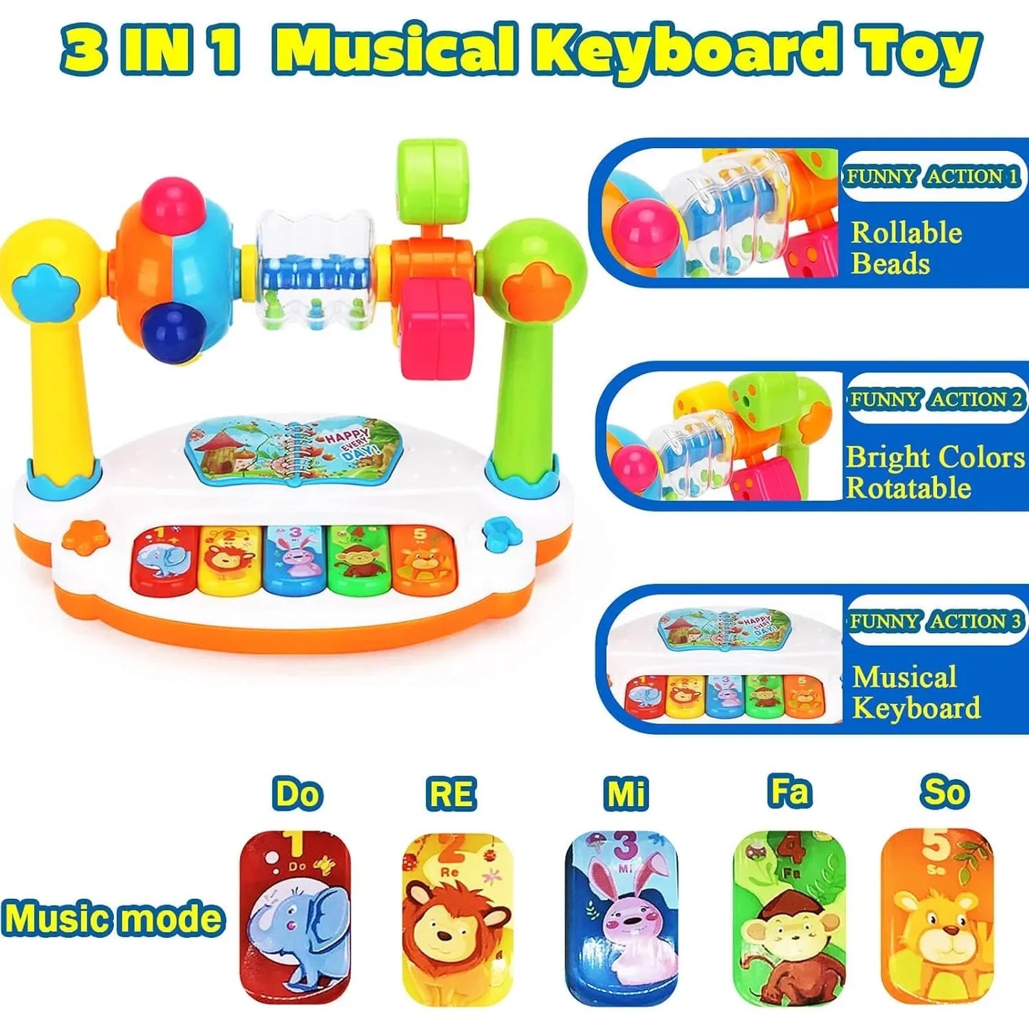 JOUET DE PIANO MUSICAL | MUSITOY™