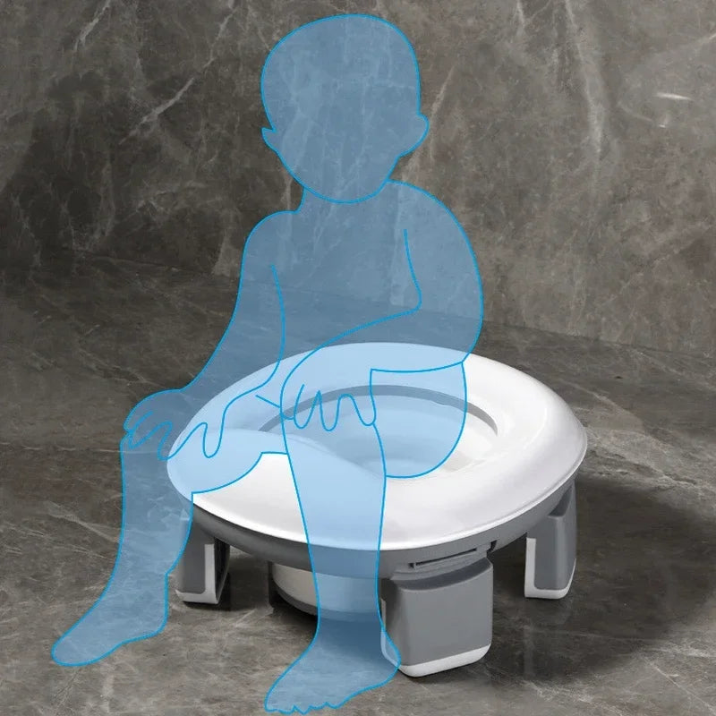 TRAVEL FOLDING POT WITH TOILET REDUCER | KIDDYPOT™