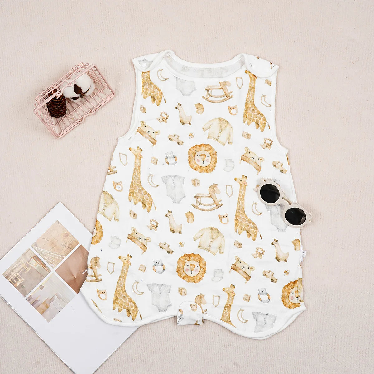 BABY SUMMER SLEEPING BAG WITH ANIMAL PATTERNS | ANIMABAG™