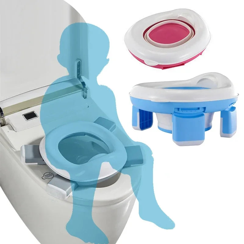TRAVEL FOLDING POT WITH TOILET REDUCER | KIDDYPOT™