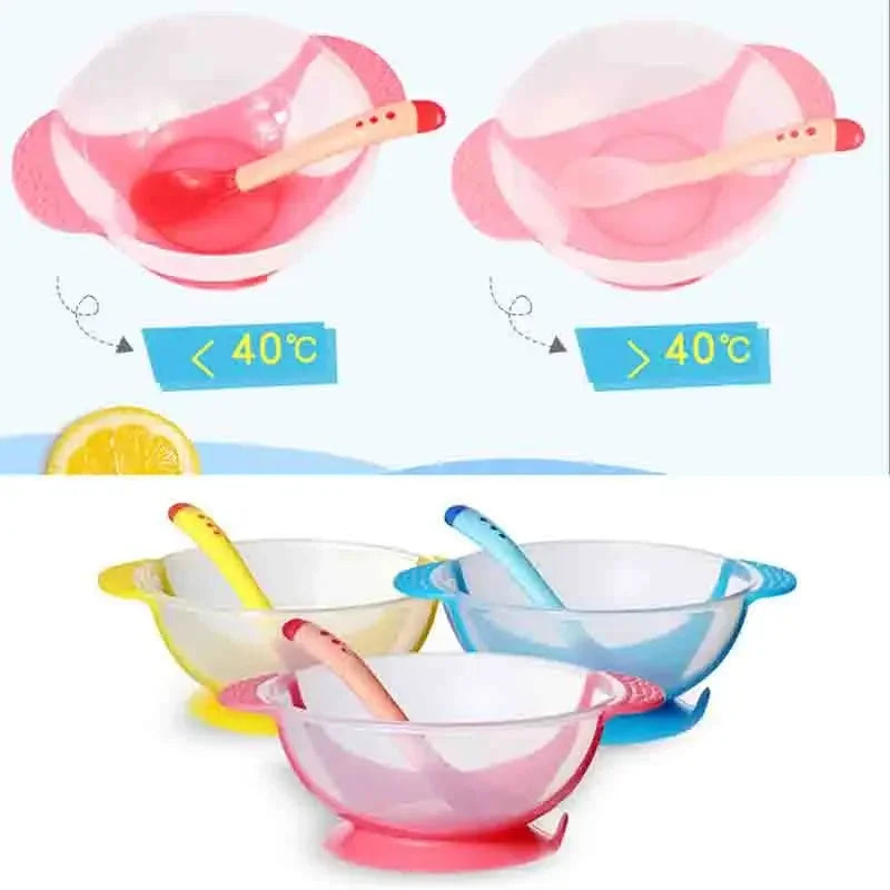 BABY PLATE AND SPOON SET