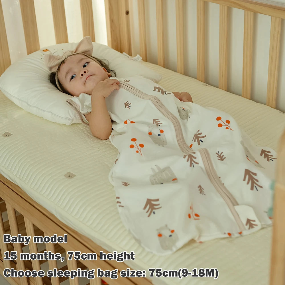 SUMMER SLEEPING BAG WITH STAR PATTERNS