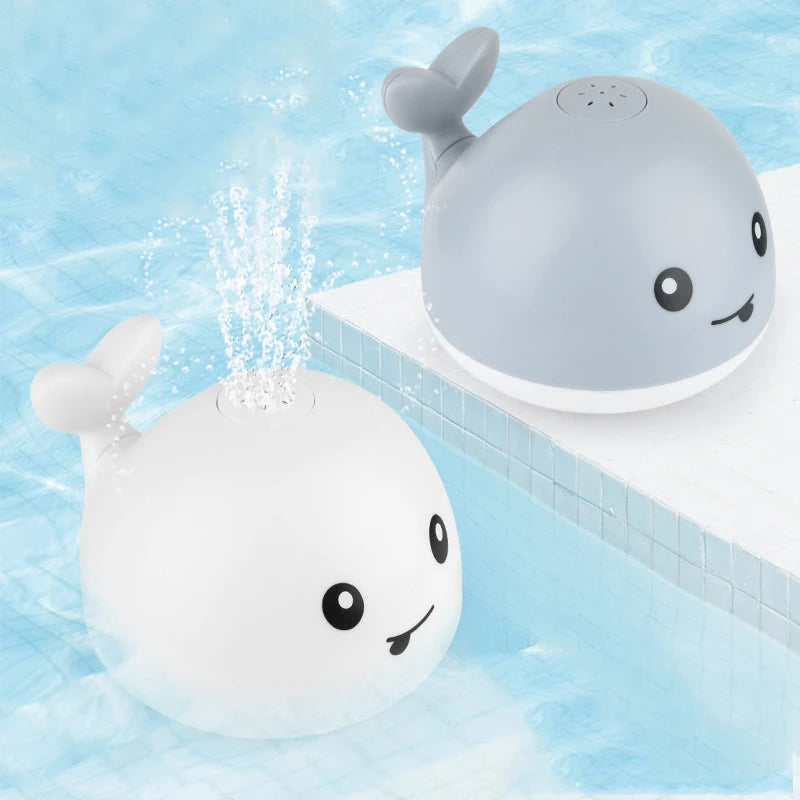 MULTICOLORED WHALE BATH TOY
