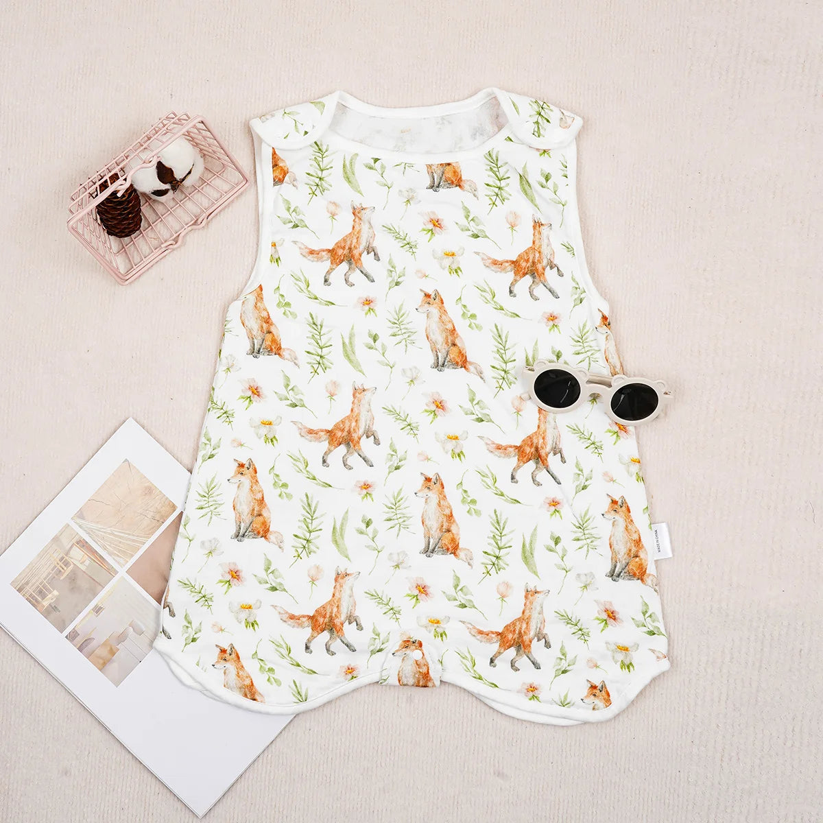 BABY SUMMER SLEEPING BAG WITH ANIMAL PATTERNS | ANIMABAG™