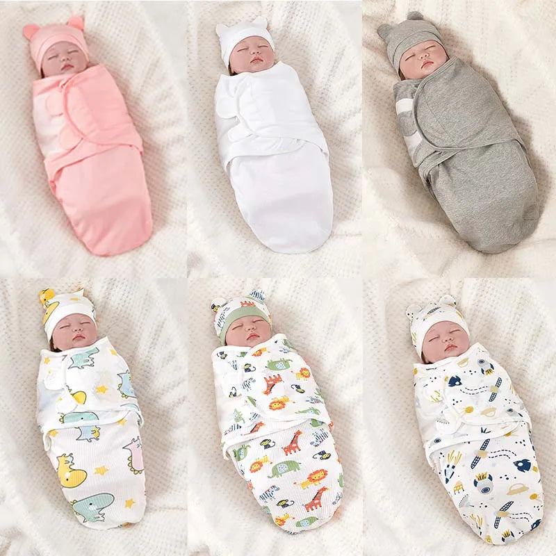 BABY SLEEPING BAG WITH BONNET