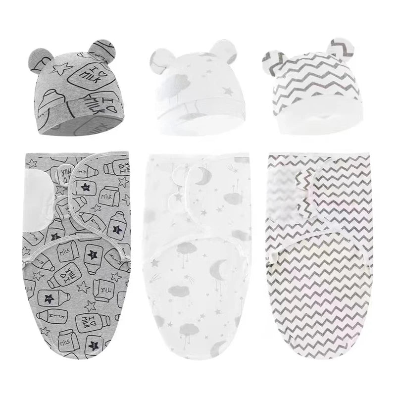BABY SLEEPING BAG WITH BONNET