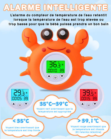 CRAB SHAPED BABY BATH THERMOMETER | THERMOCRAB™