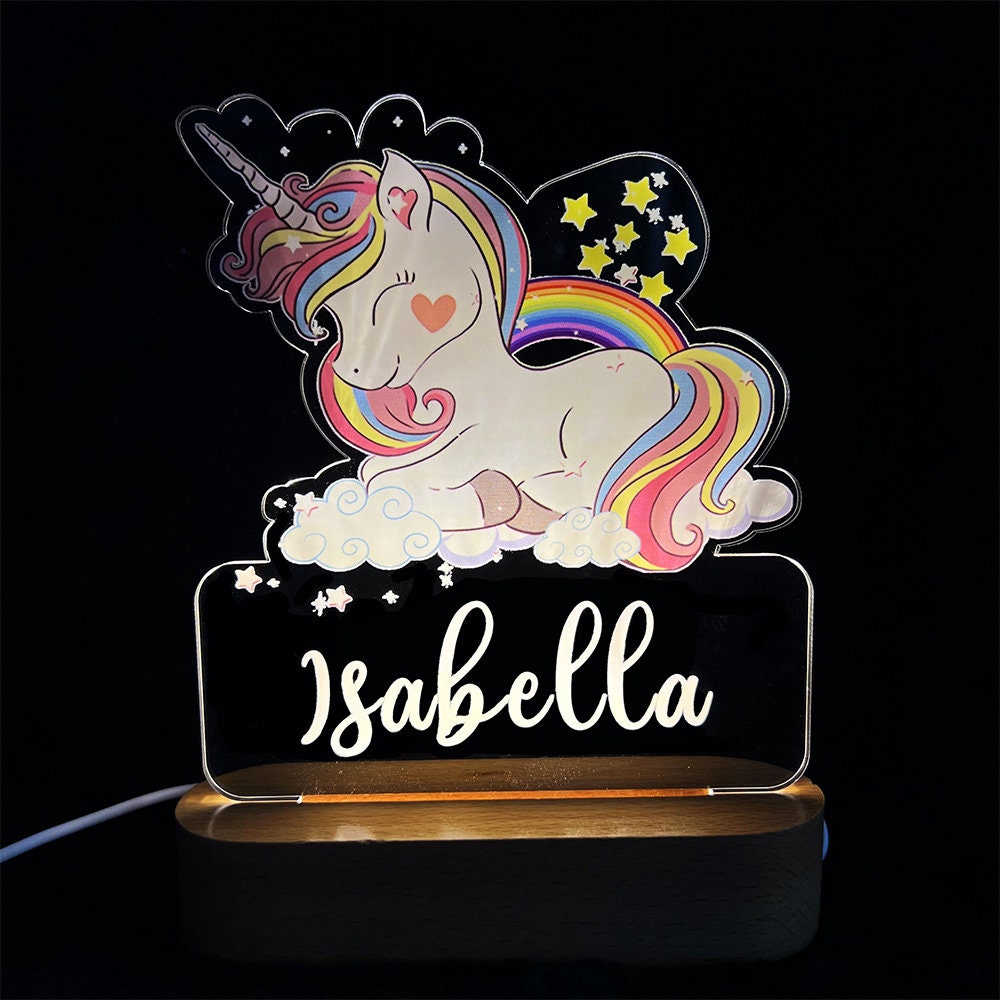 PERSONALIZED BABY NIGHT LIGHT WITH ADORABLE ANIMAL PATTERNS | ANIMANIGHT ™