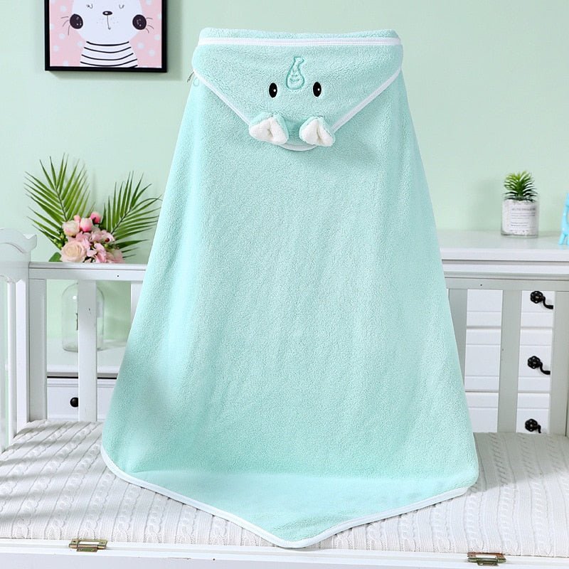 Animal Pattern Baby Bath Cape - TinyMums
