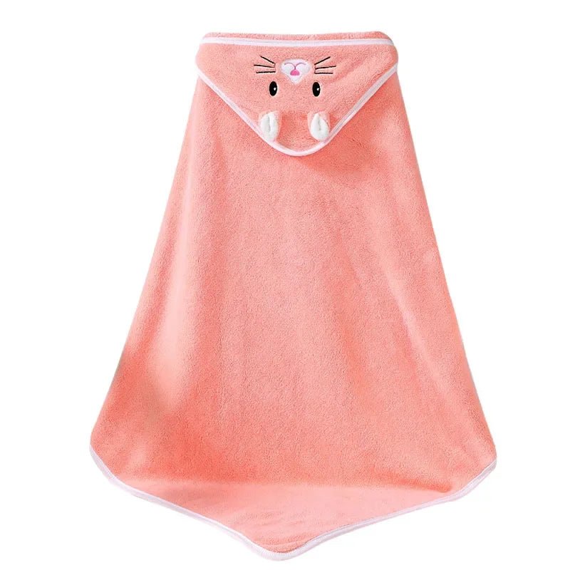 Animal Pattern Baby Bath Cape - TinyMums