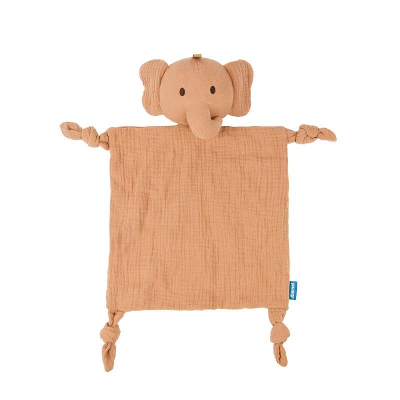 Animal patterned calming towel - TinyMums