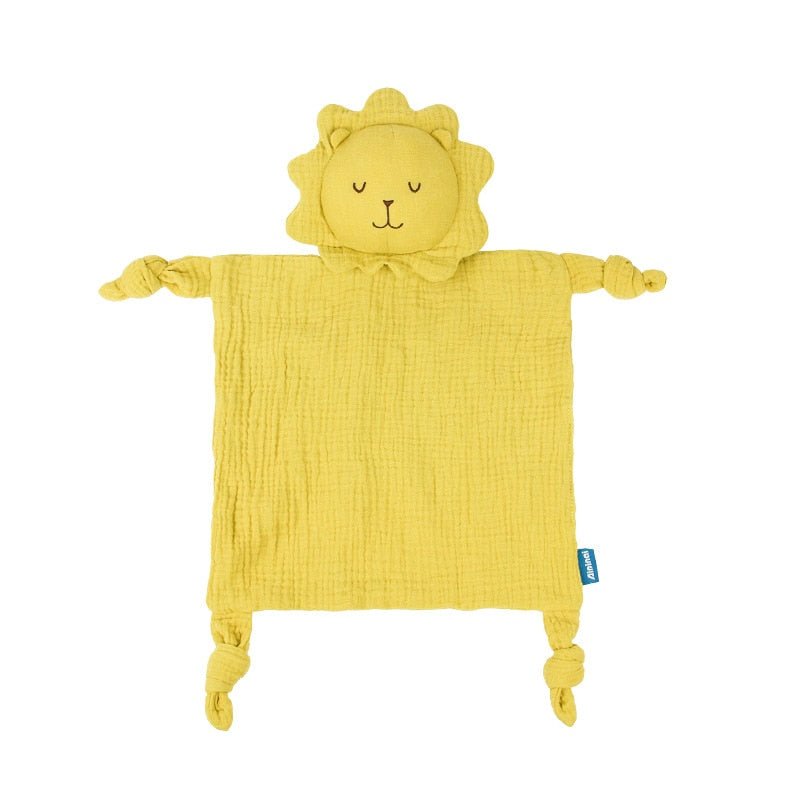 Animal patterned calming towel - TinyMums