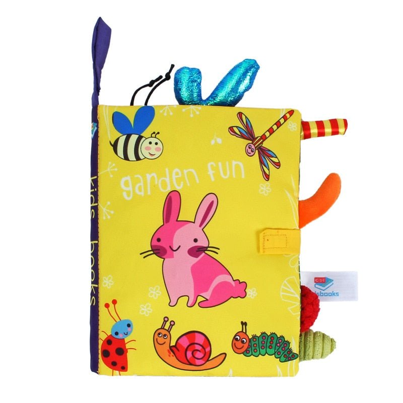Animal Patterned Cloth Book for Baby - TinyMums