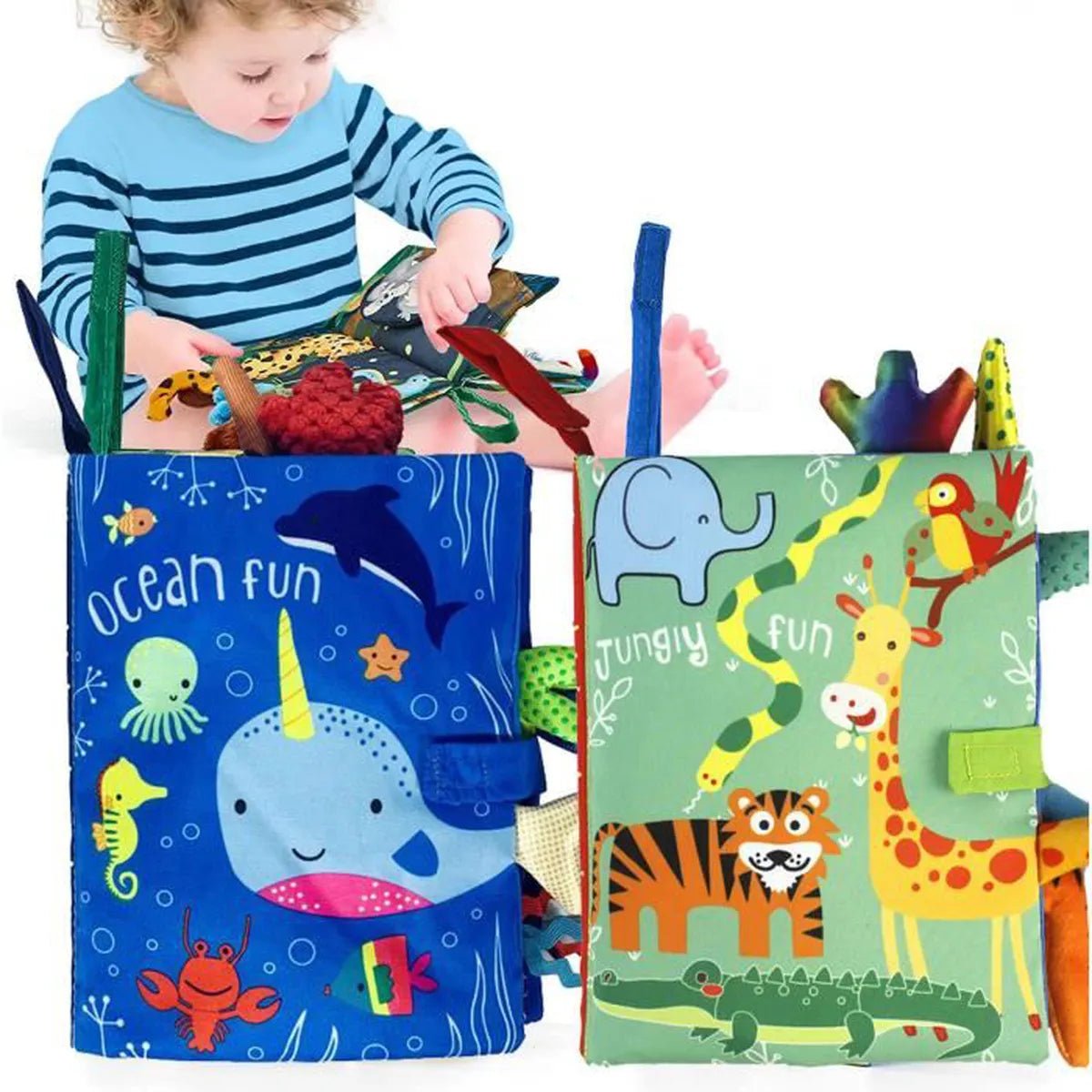 PATTERNED CLOTH BOOK FOR BABY