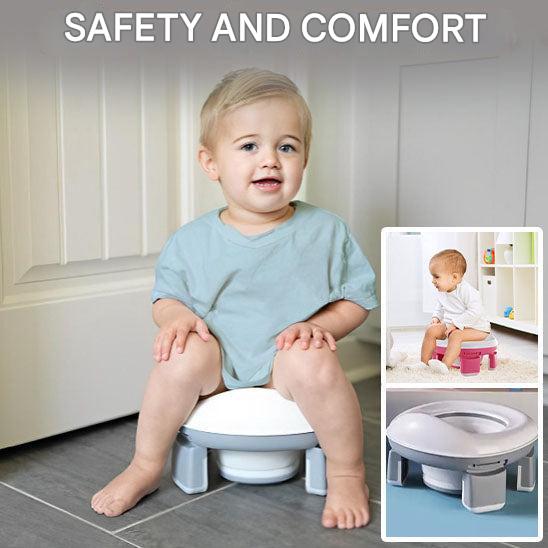 TRAVEL FOLDING POT WITH TOILET REDUCER | KIDDYPOT™