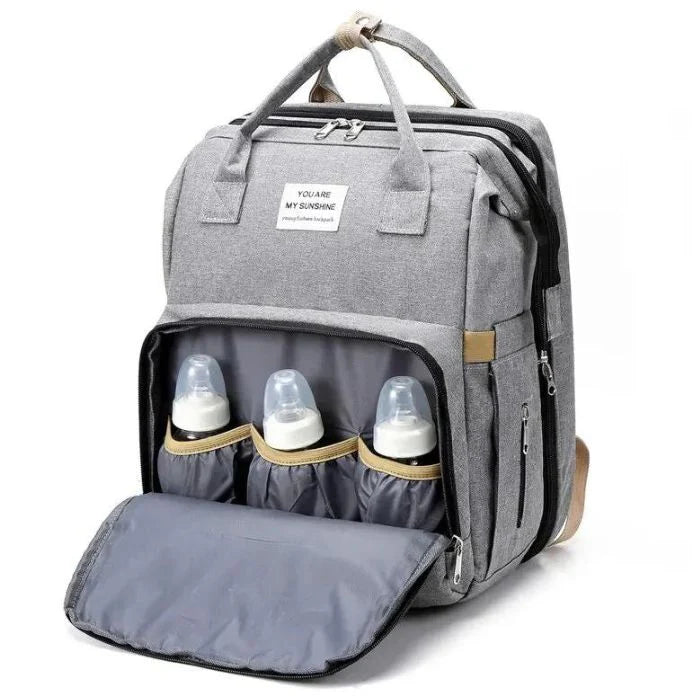 DIAPER BAG WITH BABY BED
