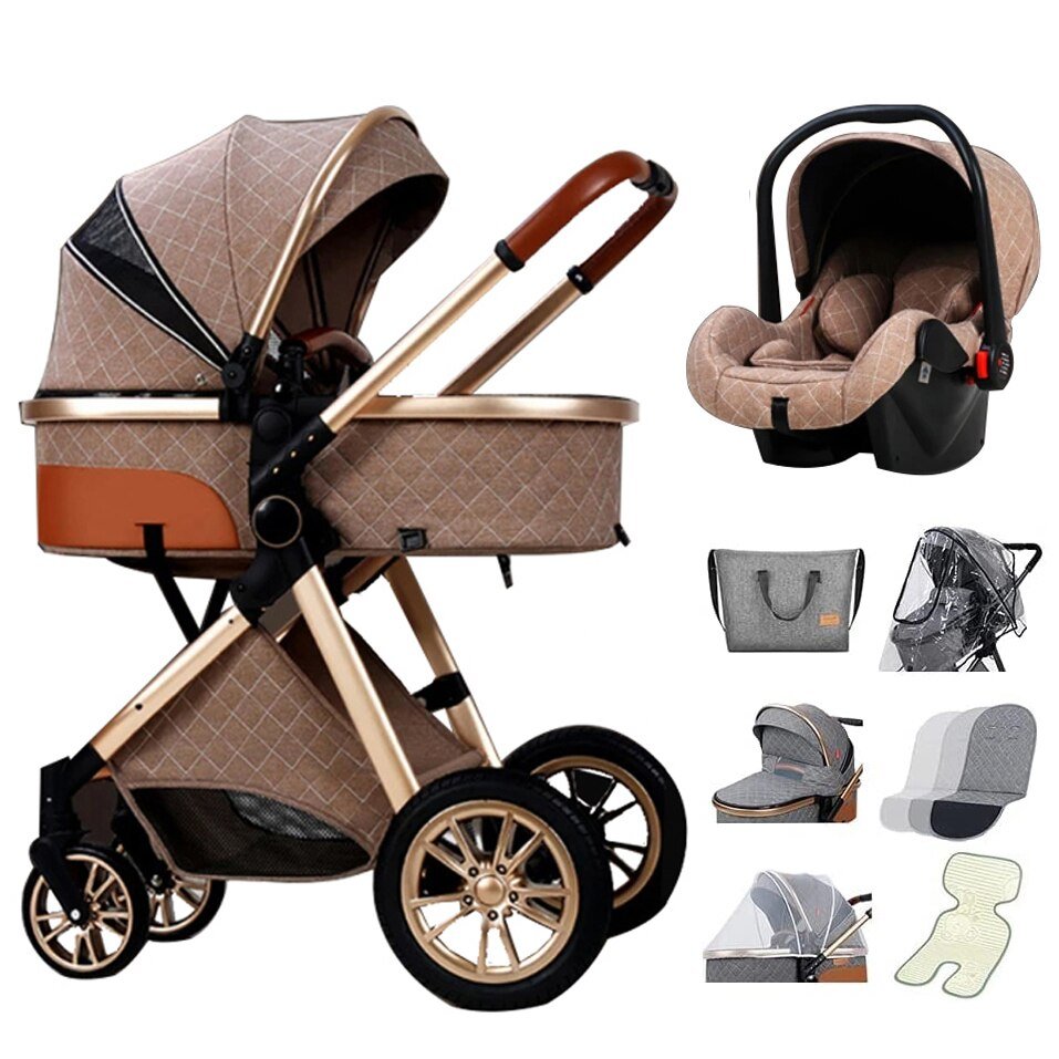 3 in 1 baby stroller - TinyMums