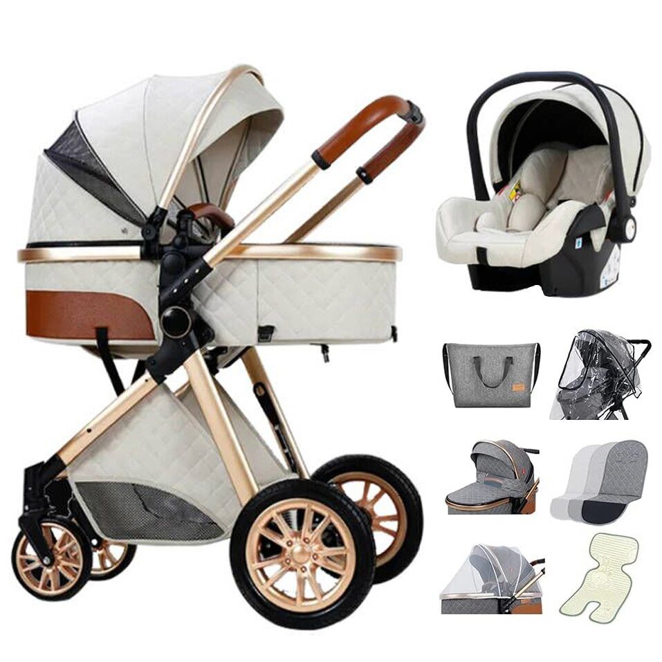 3 in 1 baby stroller - TinyMums