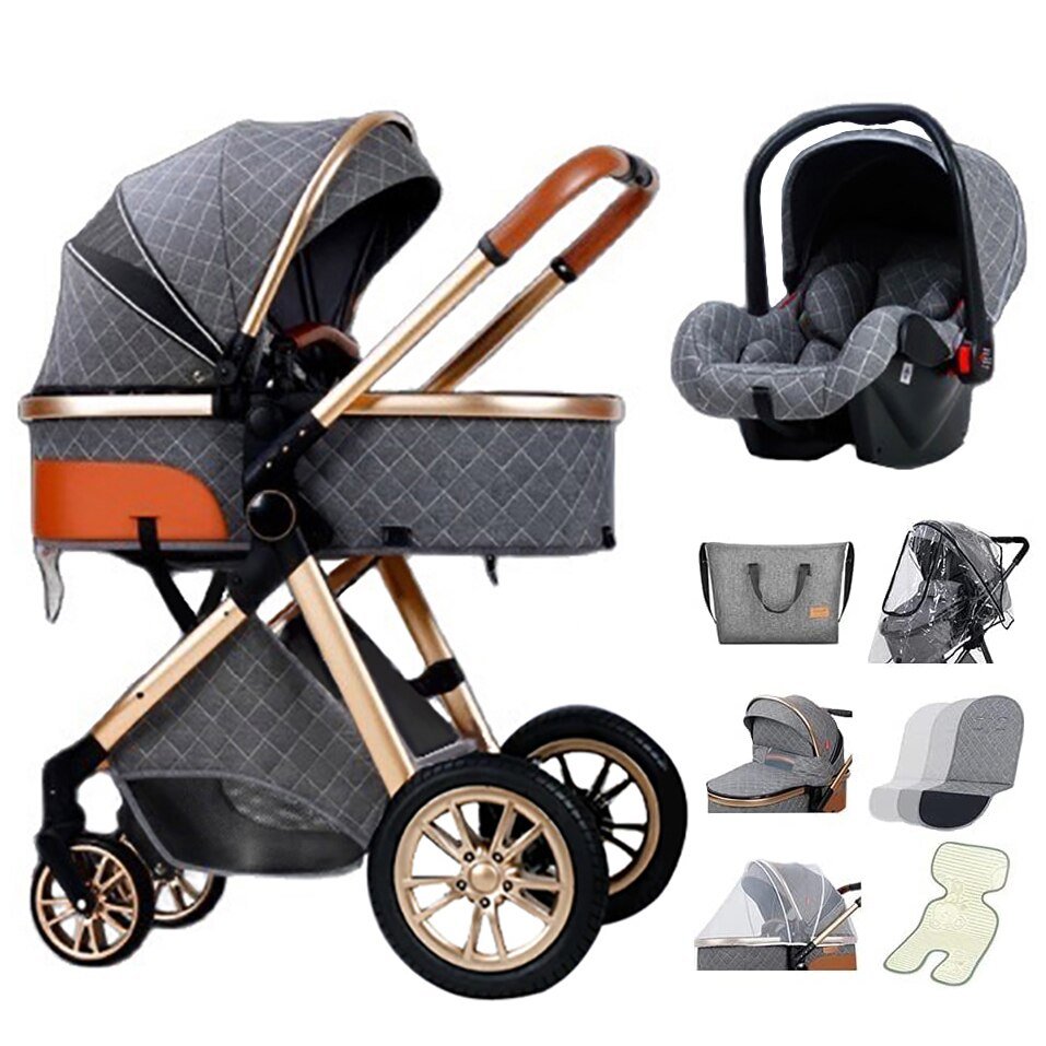 3 in 1 baby stroller - TinyMums