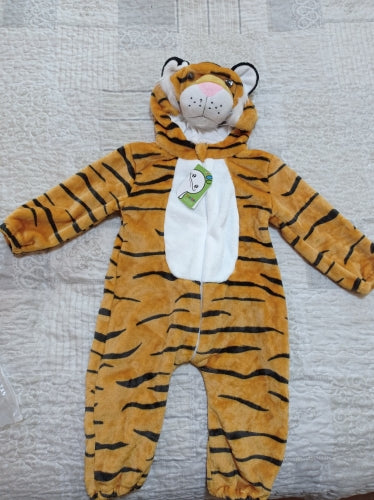 BABY HOODED ROMPER WITH ADORABLE ANIMAL PATTERNS | ANIMABODY™