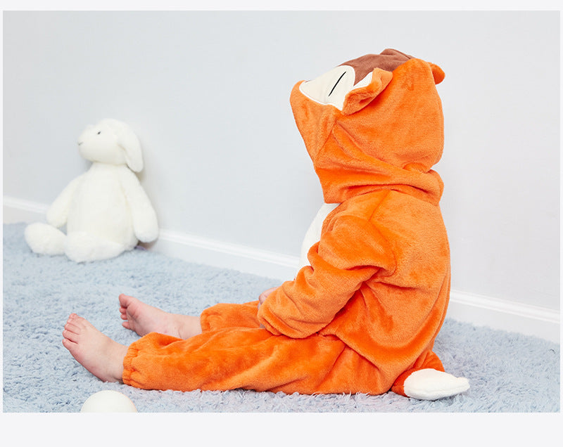 BARBOTEUSE À CAPUCHE POUR BÉBÉ AVEC D'ADORABLES MOTIFS ANIMAUX | ANIMABODY™