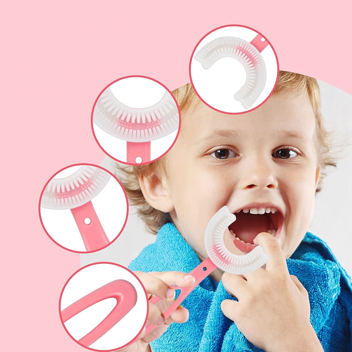 U-Shaped Toothbrush for Kids