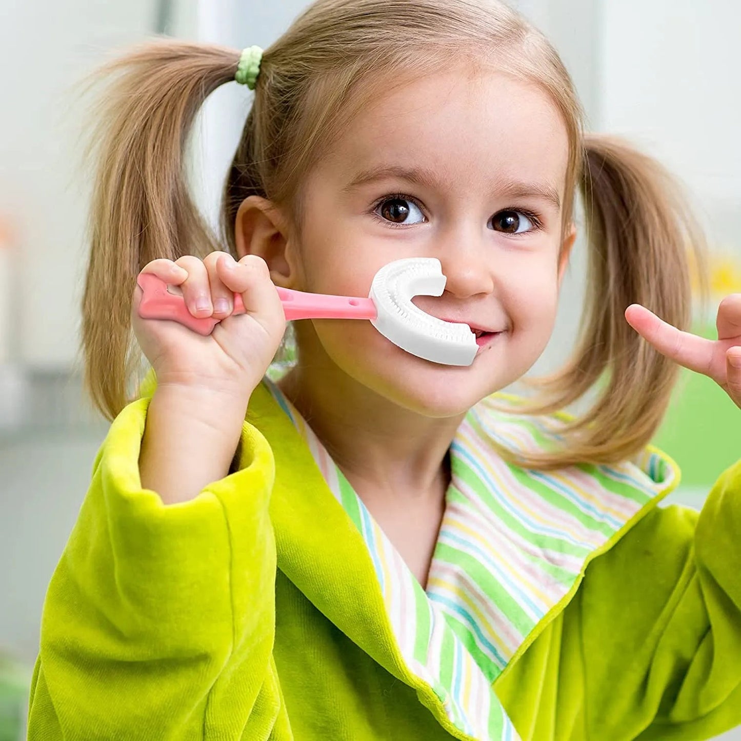 U-Shaped Toothbrush for Kids