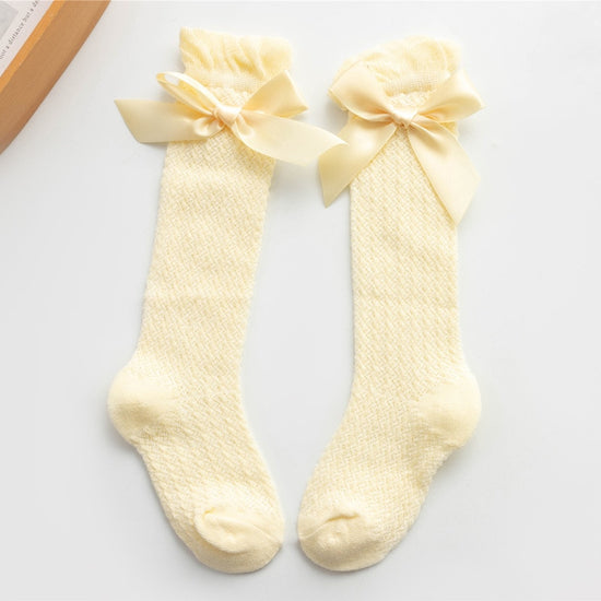 -Chaussettes hautes papillon pour bébé fille